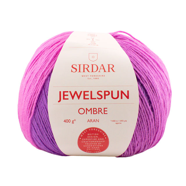 毛糸 SIRDAR-サーダー- JEWELSPUN OMBRE・ジュエルスパン オンブレ(F262) 0104.VIOLET DAWN 06Co99_